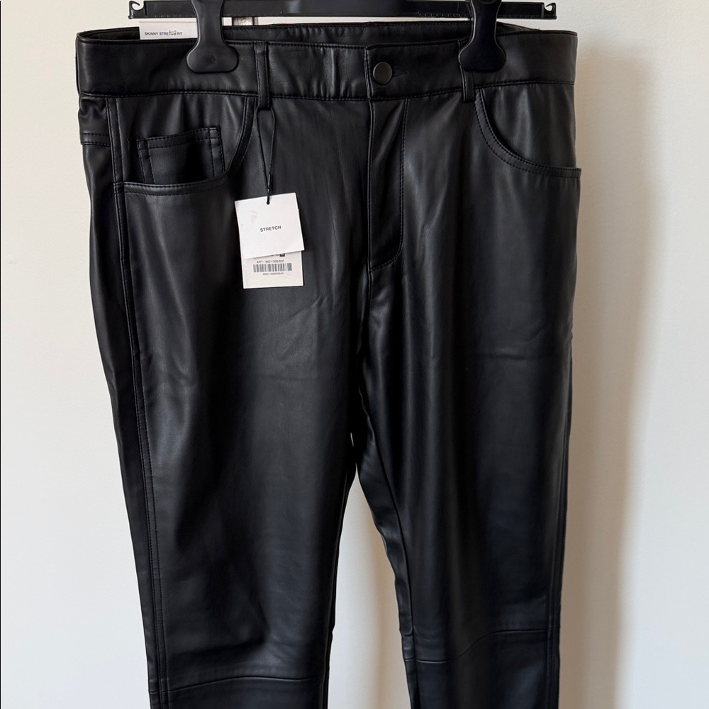 Black Leather Pants